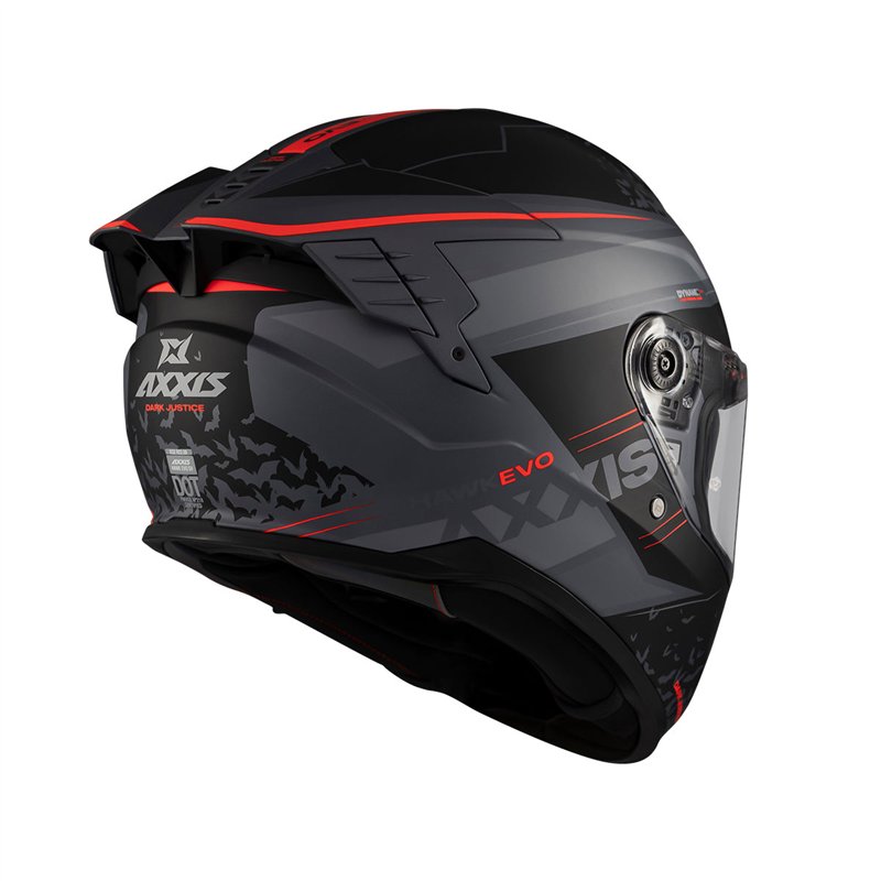 CASCO AXXIS HAWK SV EVO DARK JUSTICE C1 MATE CASCO AXXIS HAWK SV EVO DARK JUSTICE C1 MATE